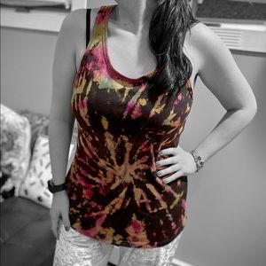 🍪 Rainbow cookie tie dye tank! 🍪